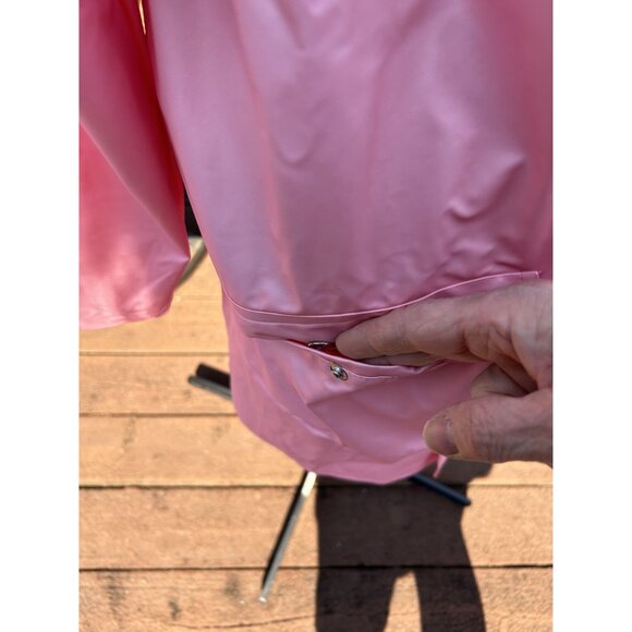 Rains Unisex Long Rain Jacket, Sky Pink, Waterproof, Sizes S, M, L - Picture 6 of 12